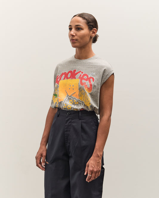 Kapital TOP Jersey Non-Sleeve BIG-T (BUSTER PECKISH BOWY), Gray