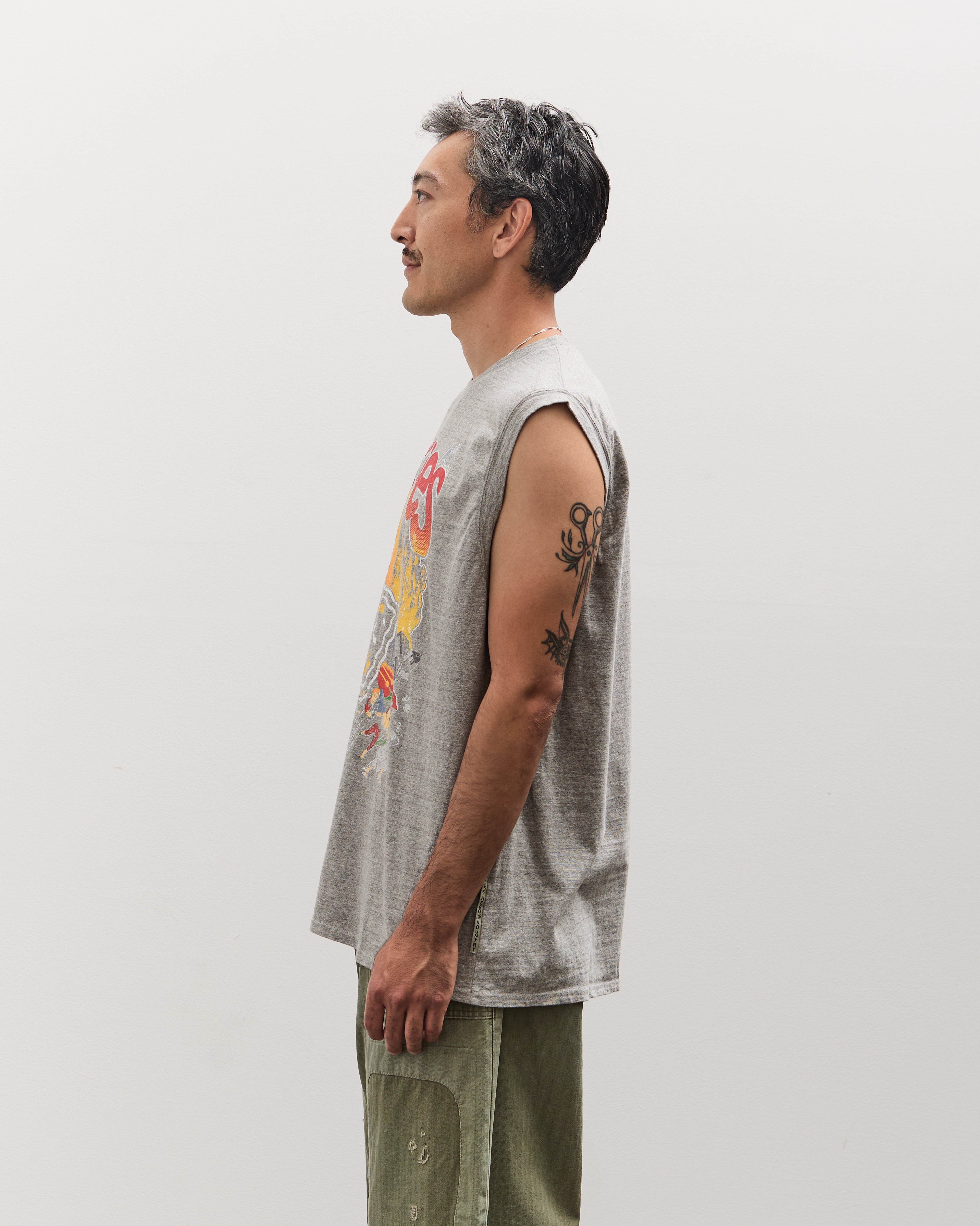 20/-天竺　ノースリーブBIG-T（BUSTER PECKISH BOWYpt KAPITAL - TOP天竺 ノースリーブ BIG-T（BUSTER PECKISH BOWYpt