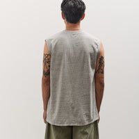 Kapital Unisex TOP Jersey Non-Sleeve BIG-T (BUSTER PECKISH BOWY), Gray
