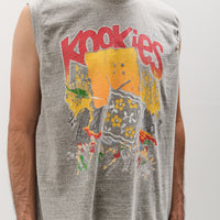 Kapital Unisex TOP Jersey Non-Sleeve BIG-T (BUSTER PECKISH BOWY), Gray