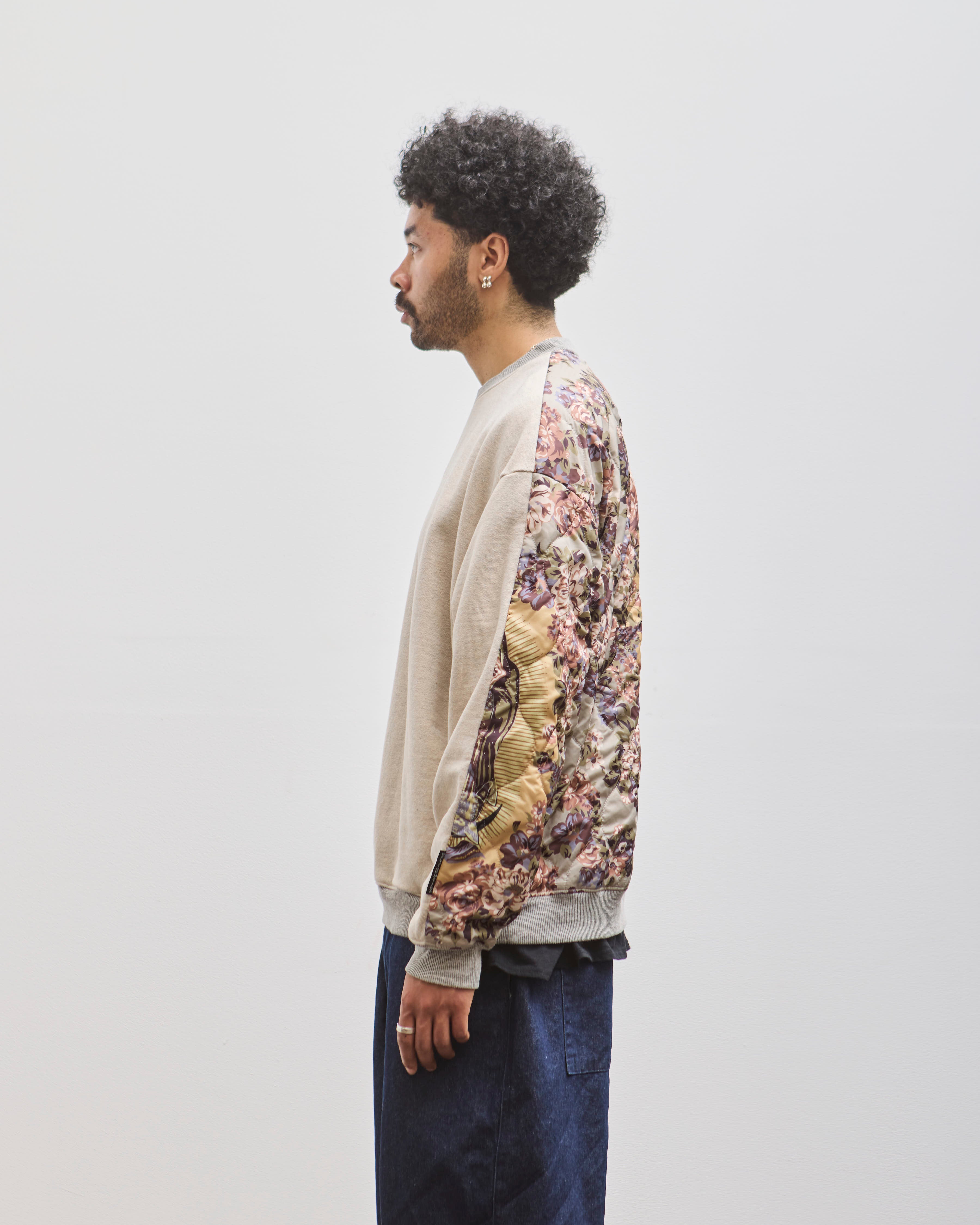 Kapital キャピタルスウェット マリア Maria Sweatshirt Kapital TOP SWT Knit BIVOUAC BIG SWT, Ecru Peckish Maria