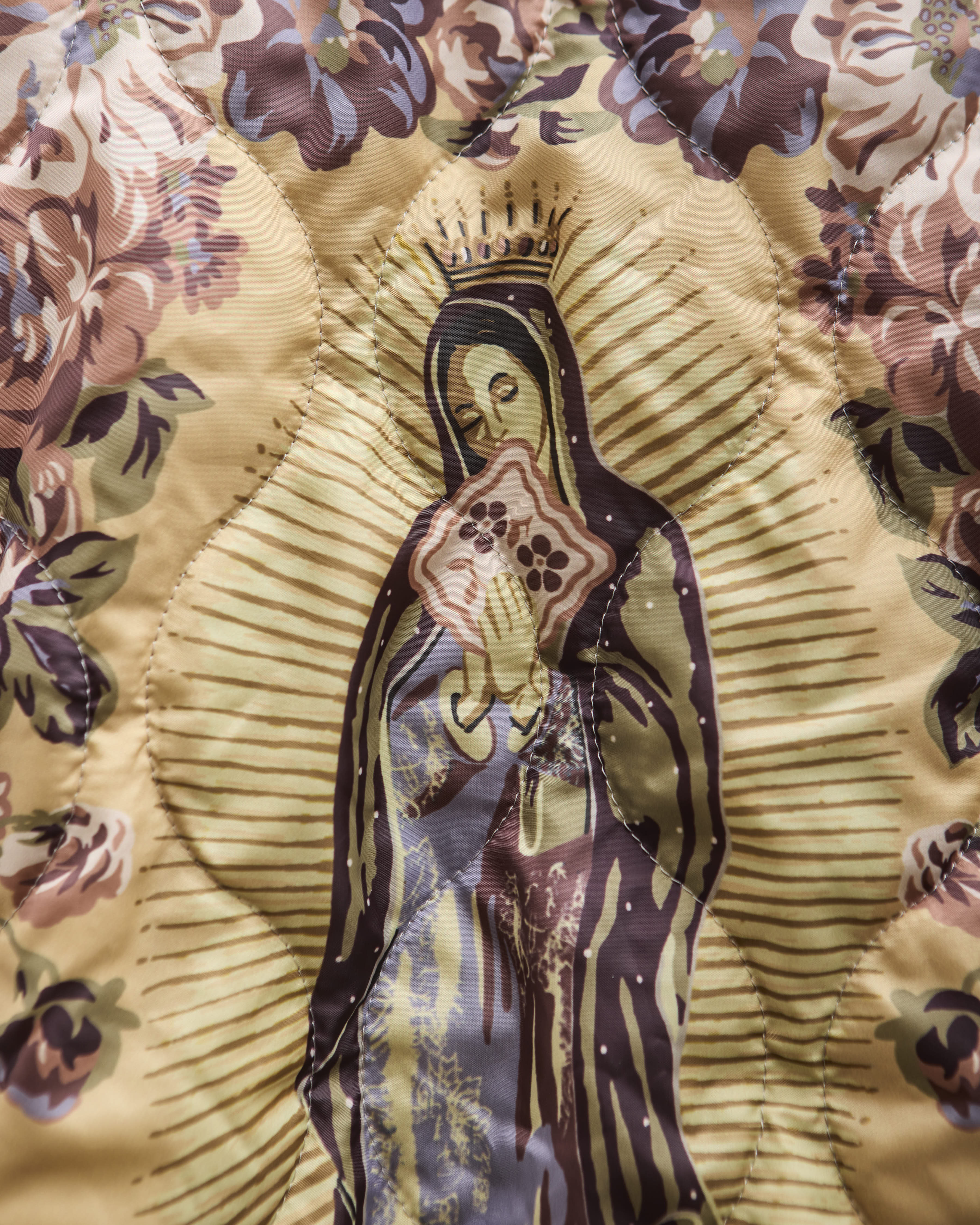 Kapital TOP SWT Knit BIVOUAC BIG SWT, Ecru Peckish Maria – Glasswing