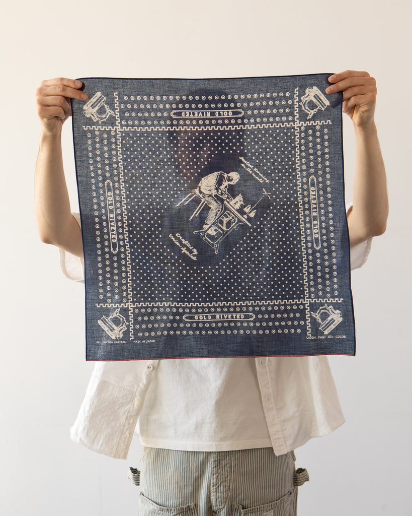 Kapital Union Master Bandana, Navy | Glasswing