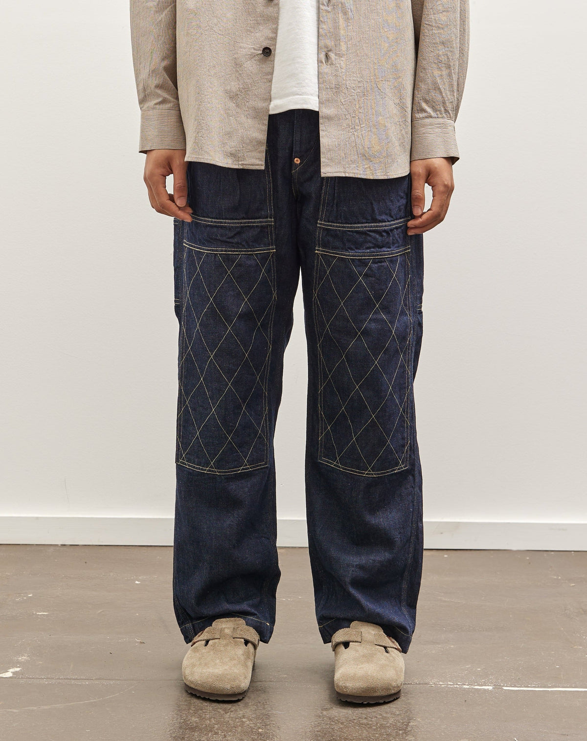 Kapital Unisex 11.5oz Denim Lumber Pant, Indigo – Glasswing