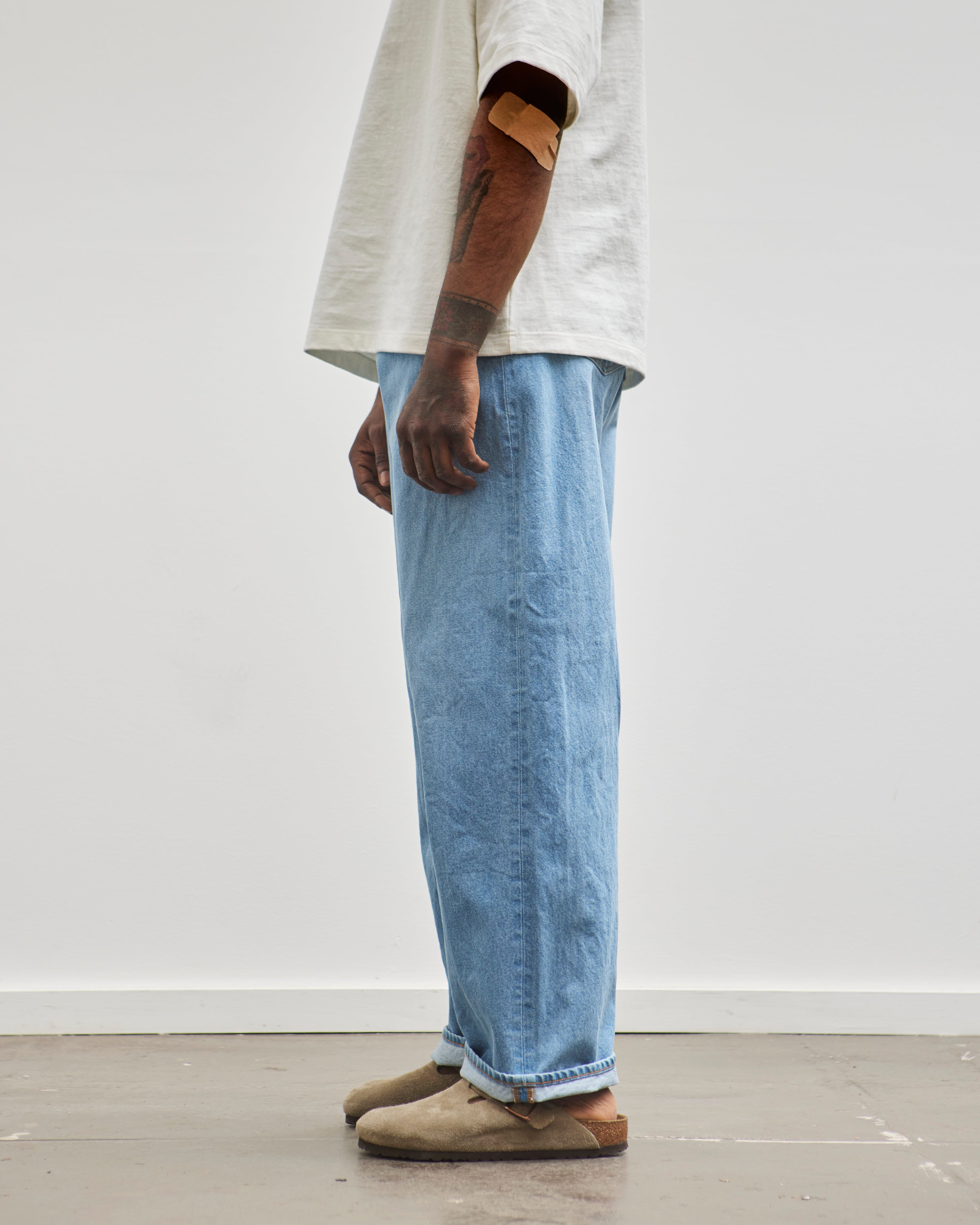 パンツ argue Zimbabwe cotton denim pants argue Zimbabwe cotton denim pants