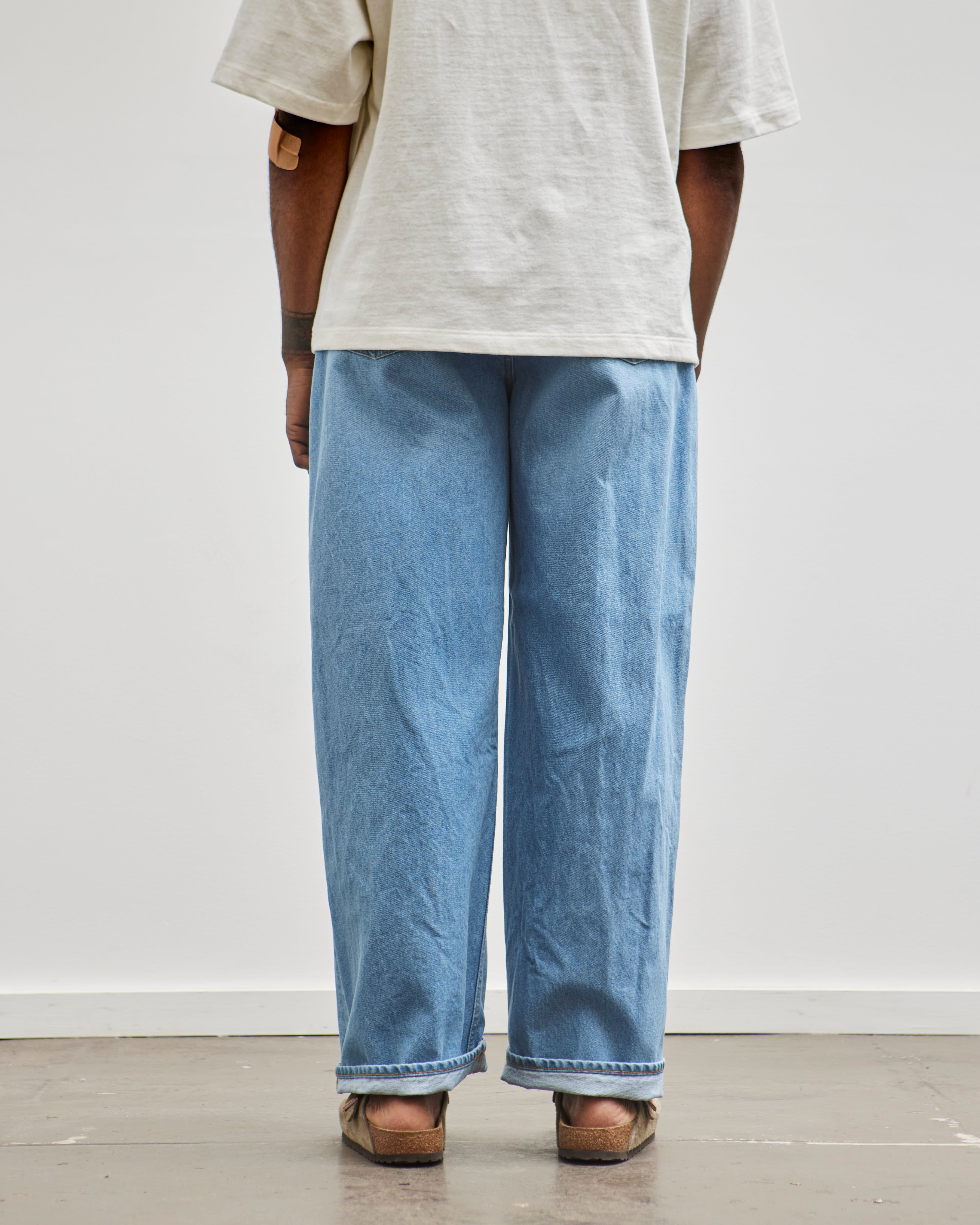 Kapital Unisex 13.5oz Zimbabwe Denim CLUB Baggy Pants, PRO – Glasswing