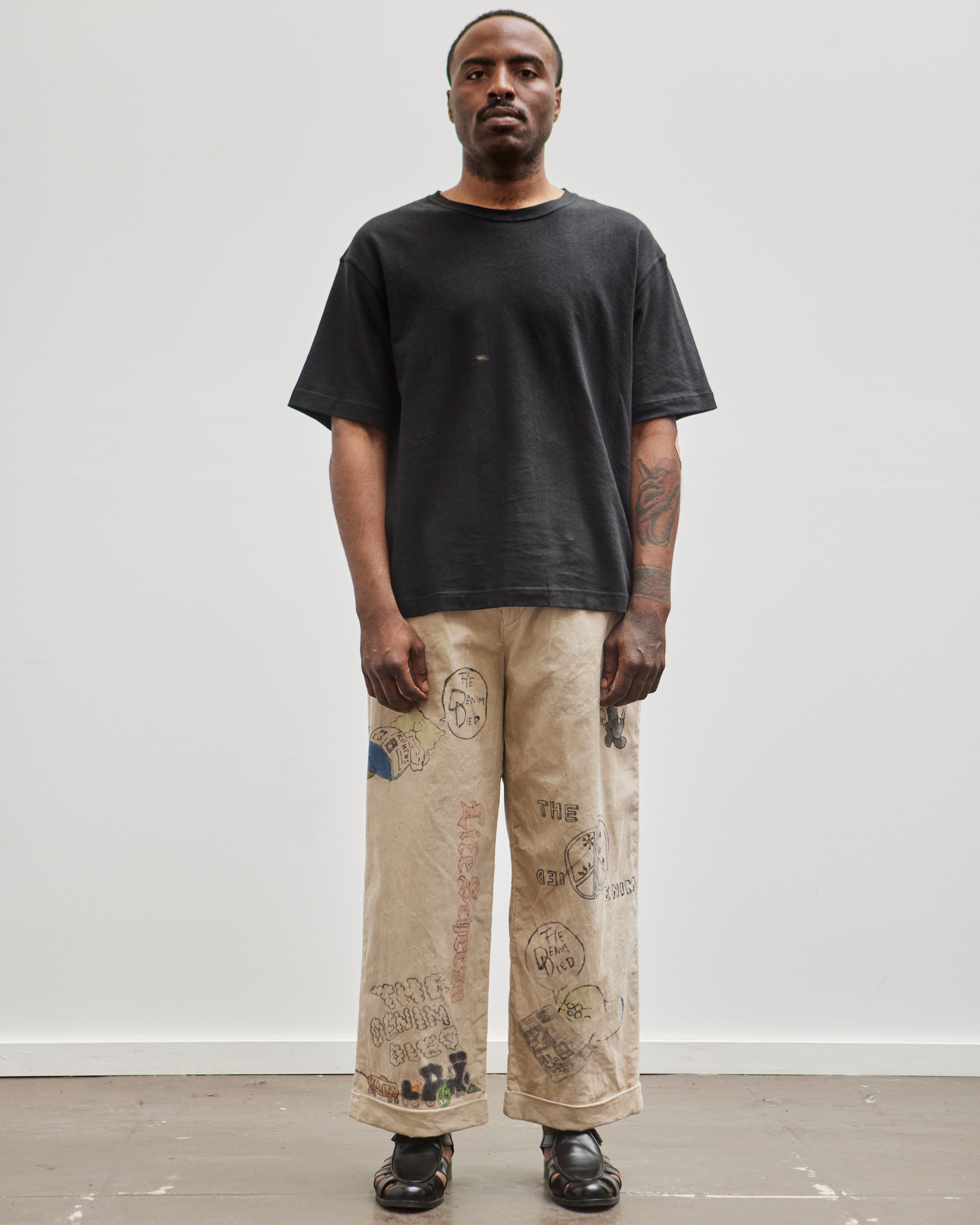Kapital Unisex 14W Corduroy IVY Pants (Memorial Paint Model