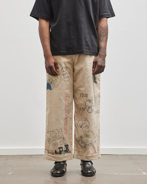 Kapital Unisex 14W Corduroy IVY Pants (Memorial Paint Model