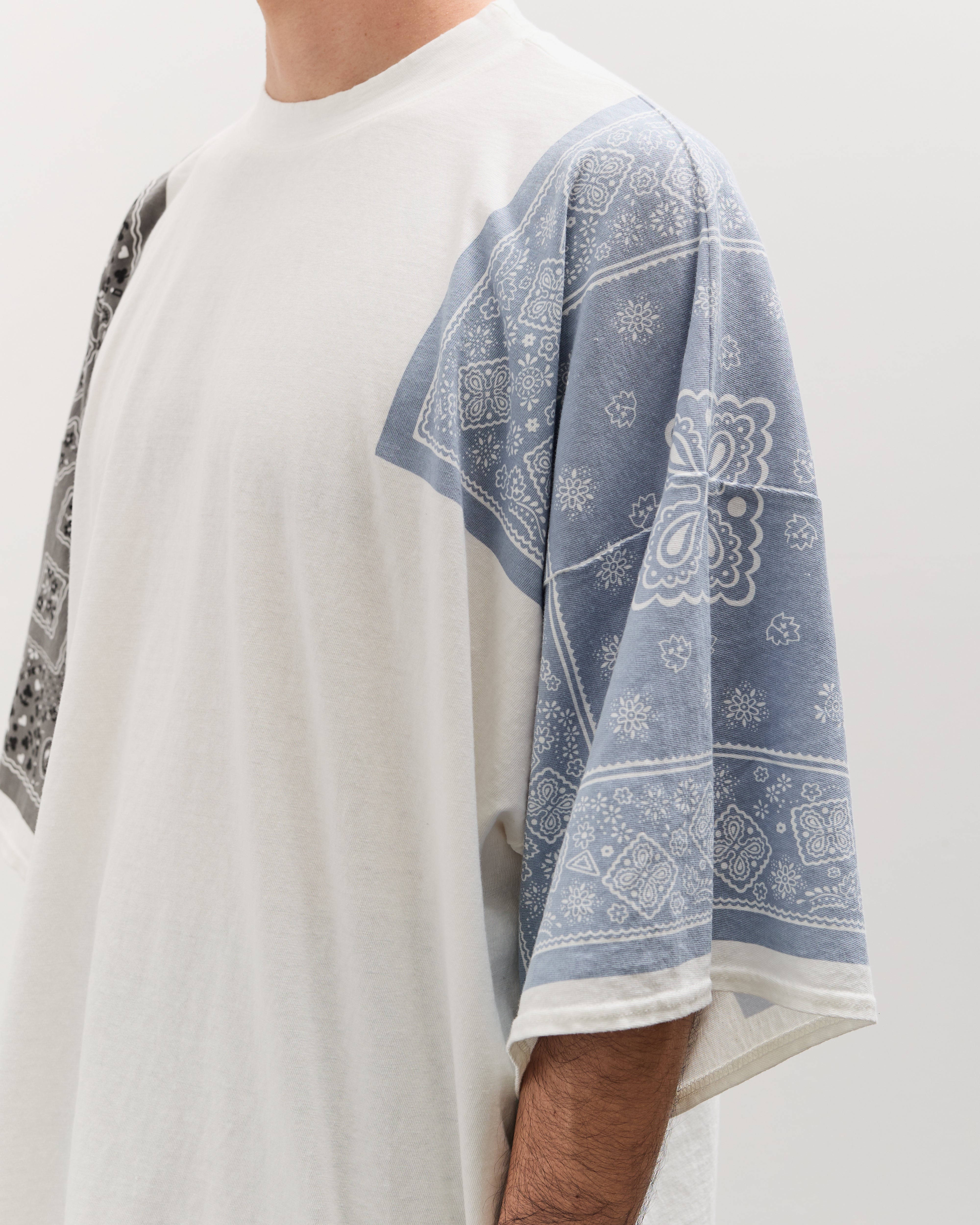 Kapital Unisex 18.5/-Jersey Bandana HUGE T (COOKIE), Sax – Glasswing
