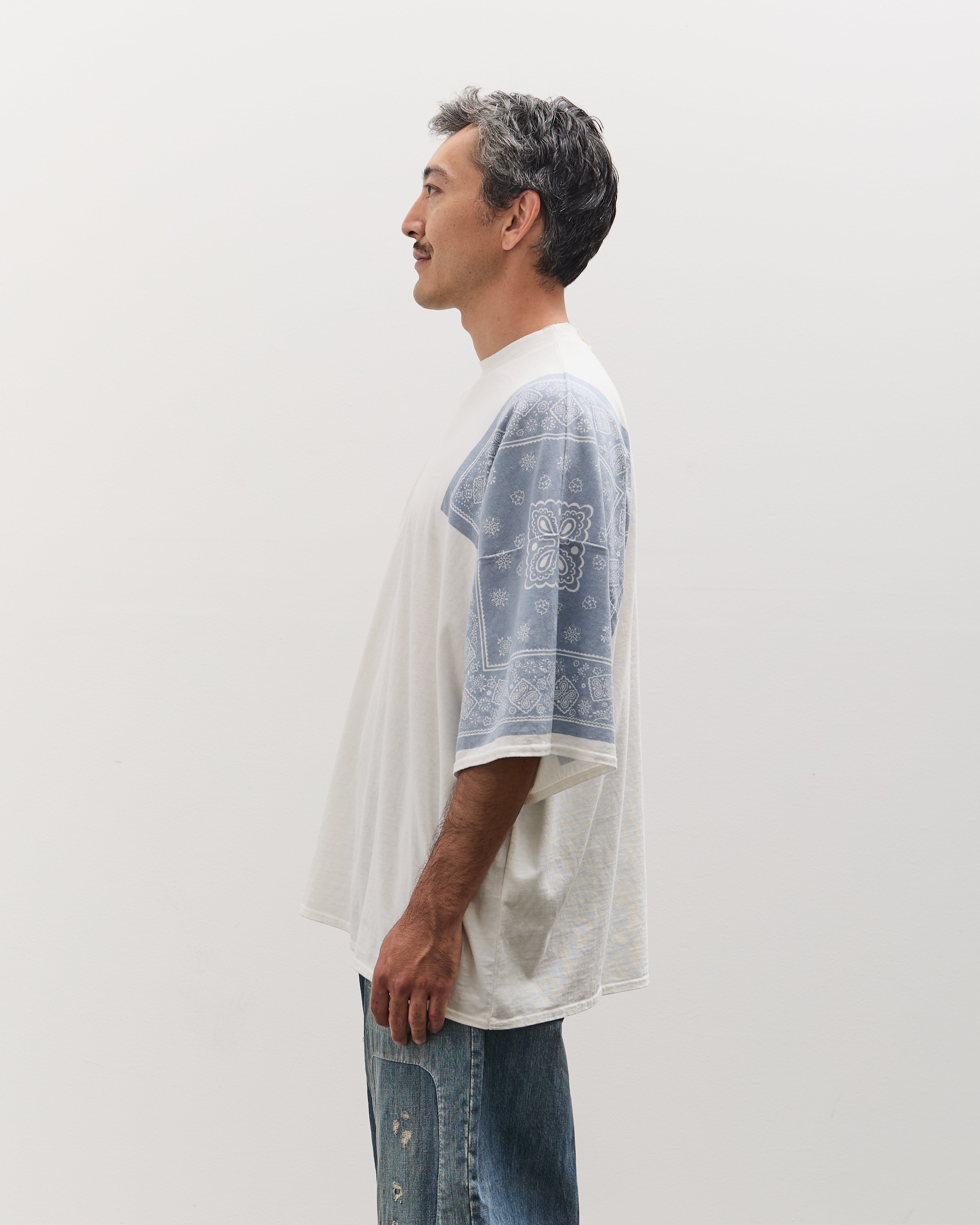 Kapital Unisex 18.5/-Jersey Bandana HUGE T (COOKIE), Sax – Glasswing