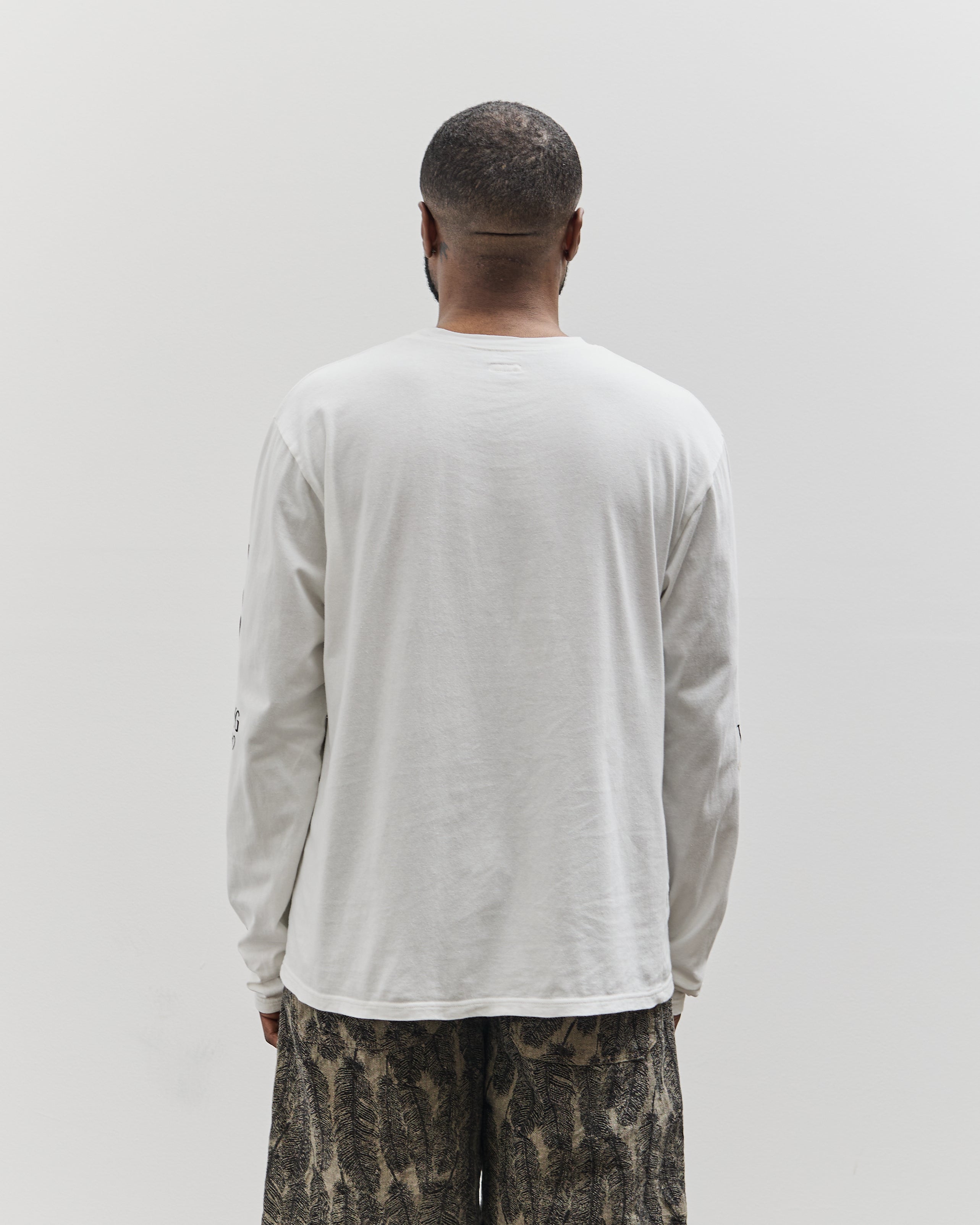 Kapital Unisex 20/-Jersey Crew Long Sleeve T (PECKISH KAP), Yellow