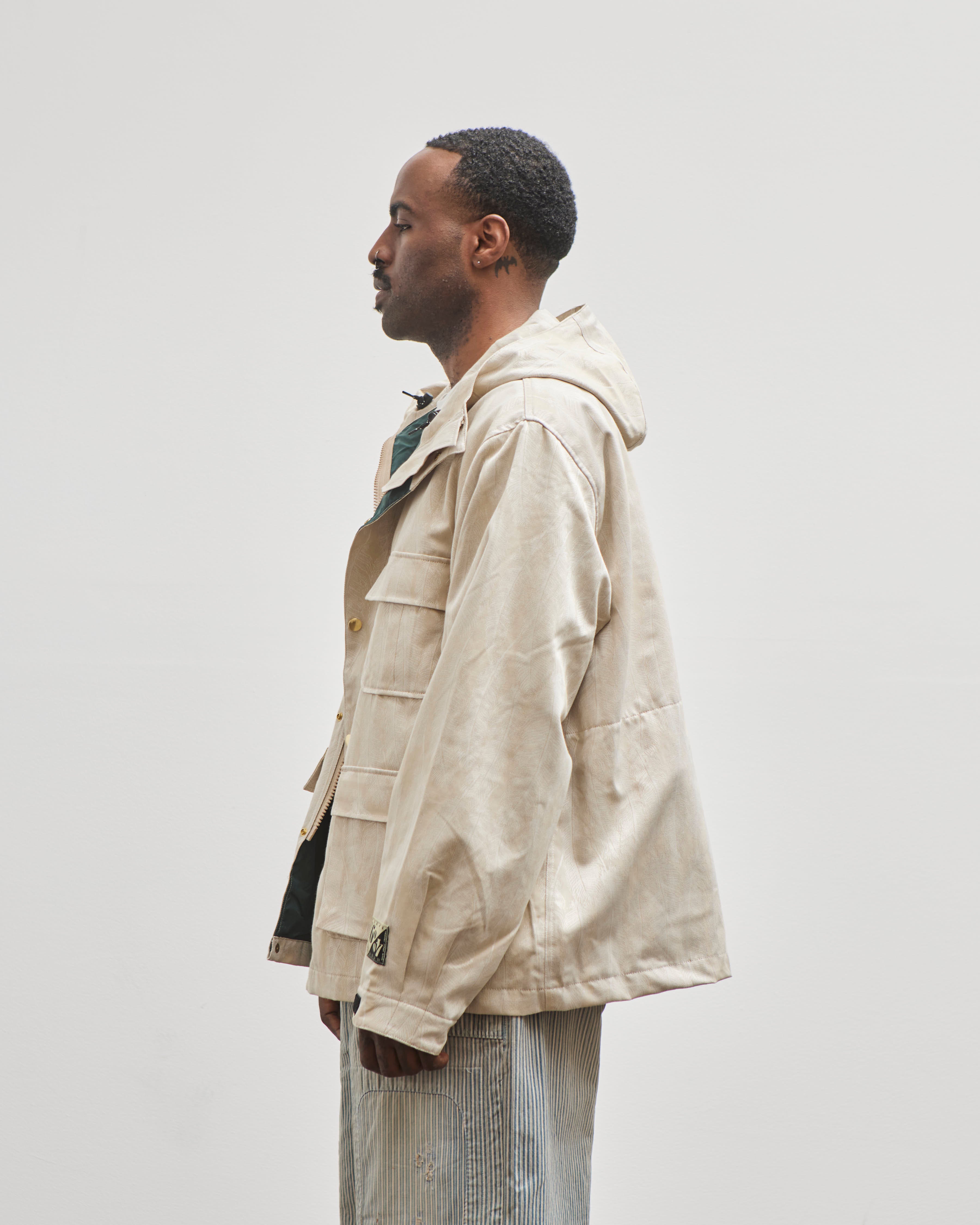 Kapital Unisex 60/40 Cloth MAGPIE Mountain Parka, Ecru – Glasswing