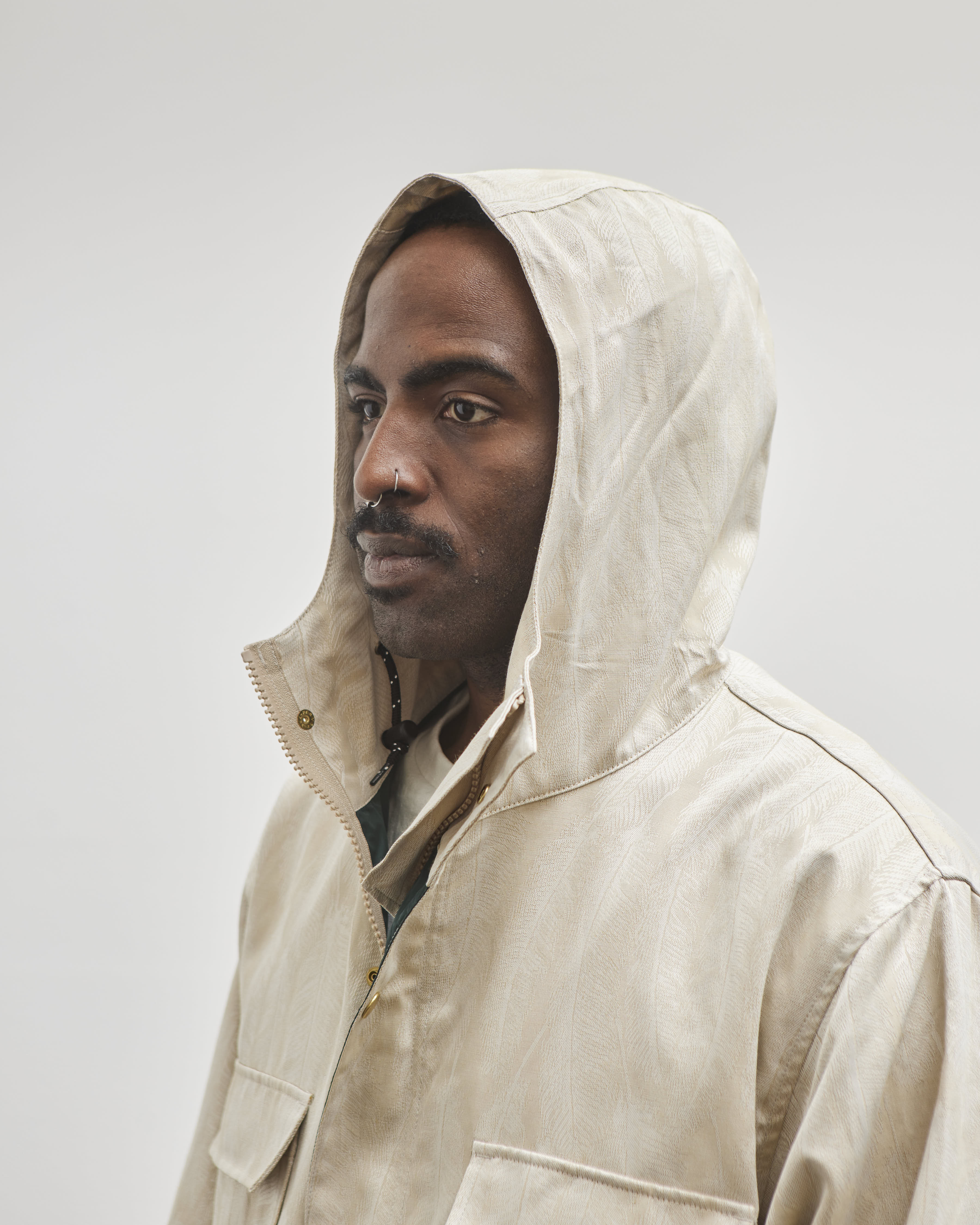 Kapital Unisex 60/40 Cloth MAGPIE Mountain Parka, Ecru – Glasswing