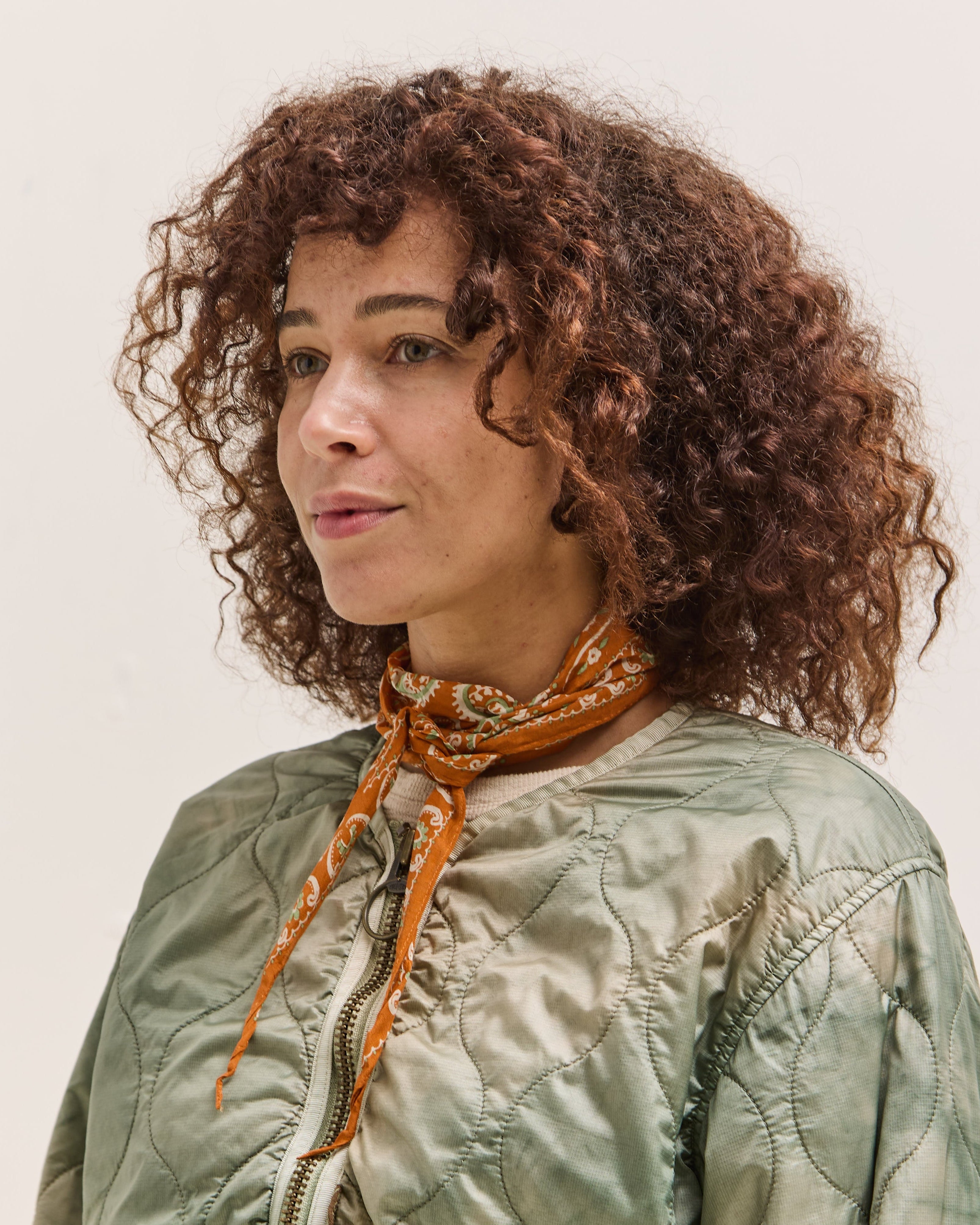 Washer Silk Neckerchief, Sambo Paisley, Orange – Glasswing