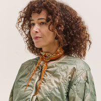 Kapital Washer Silk Neckerchief, Sambo Paisley, Orange