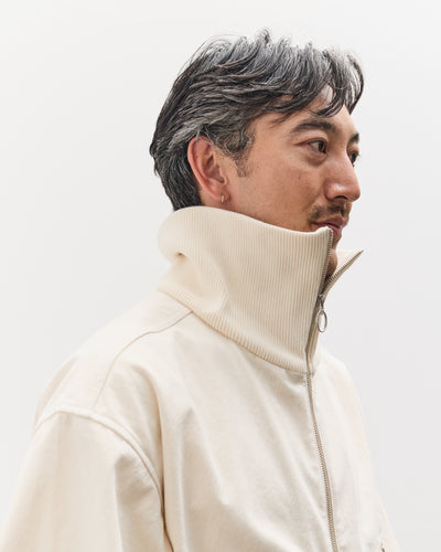 Kapital Water-Repellent Canvas ZIP-UP Blouson, Ecru