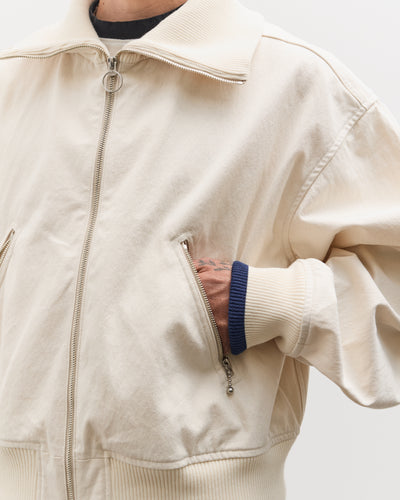 Kapital Water-Repellent Canvas ZIP-UP Blouson, Ecru