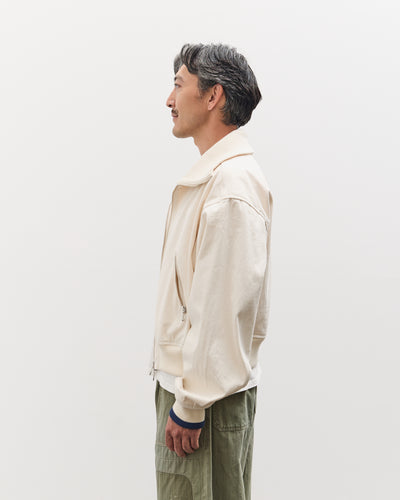 Kapital Water-Repellent Canvas ZIP-UP Blouson, Ecru