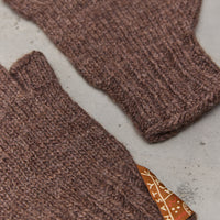 Kapital Wool Folktale Gloves, Brown