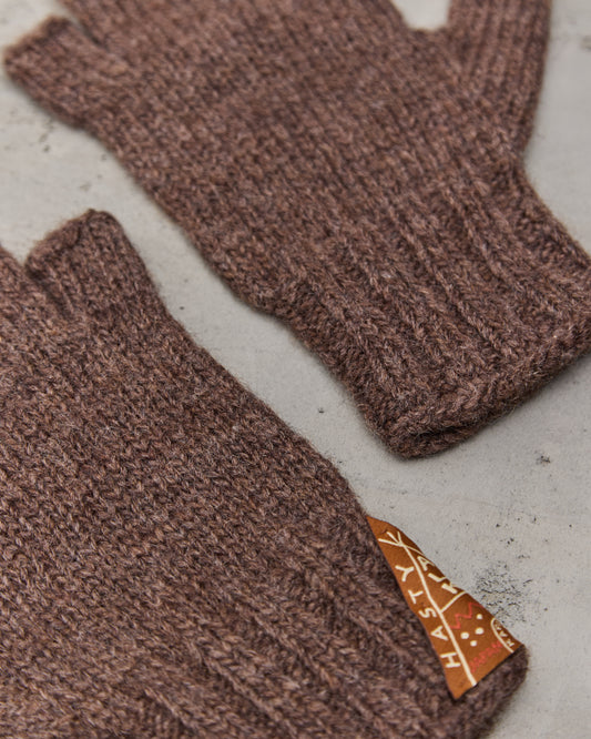Kapital Wool Folktale Gloves, Brown