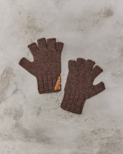 Kapital Wool Folktale Gloves, Brown