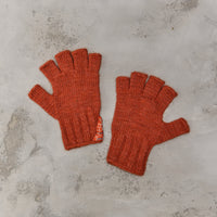 Kapital Wool Folktale Gloves, Orange