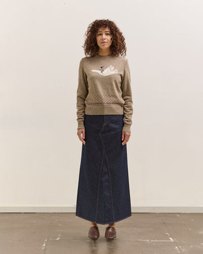 Kapital 13Oz Denim Pencil Skirt, Idg