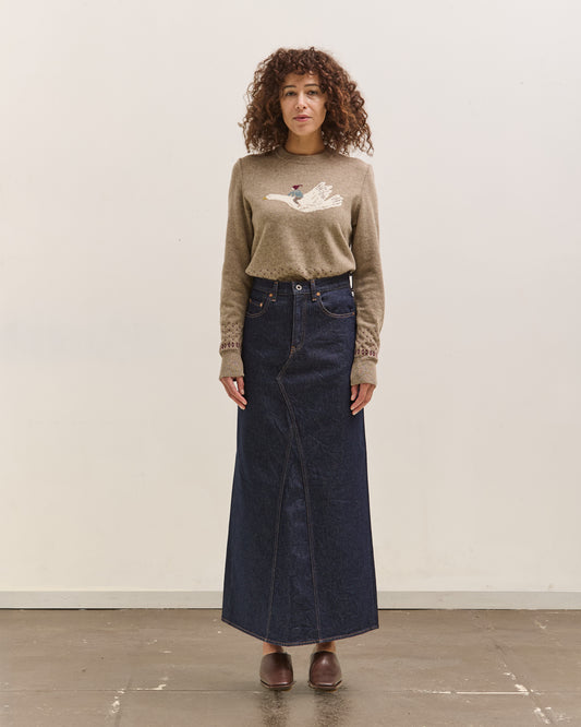 Kapital 13Oz Denim Pencil Skirt, Idg