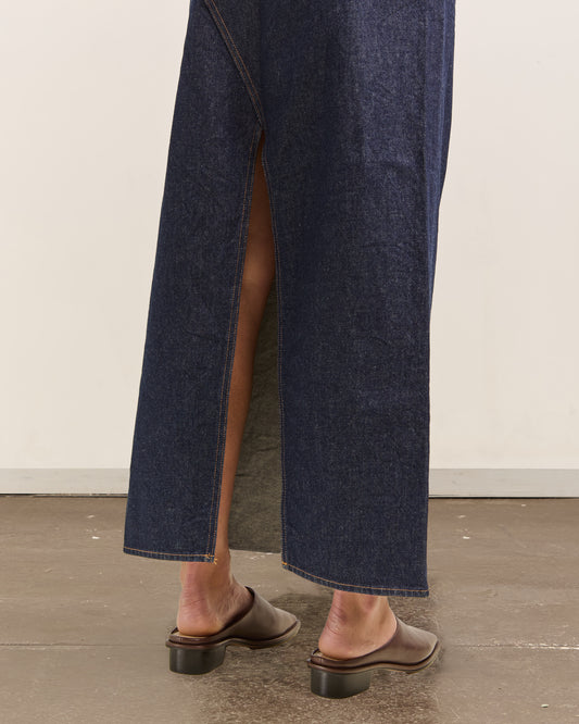 Kapital 13Oz Denim Pencil Skirt, Idg