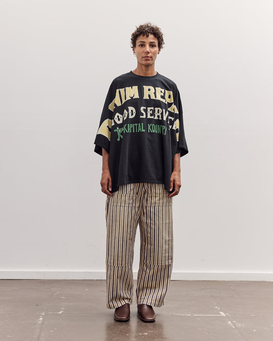 Jersey Huge-T (Denim Repair), Black