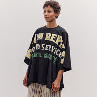 Jersey Huge-T (Denim Repair), Black