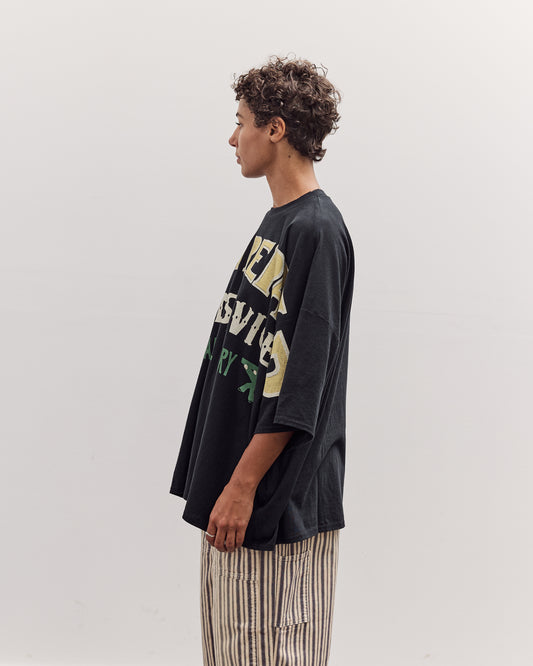 Jersey Huge-T (Denim Repair), Black
