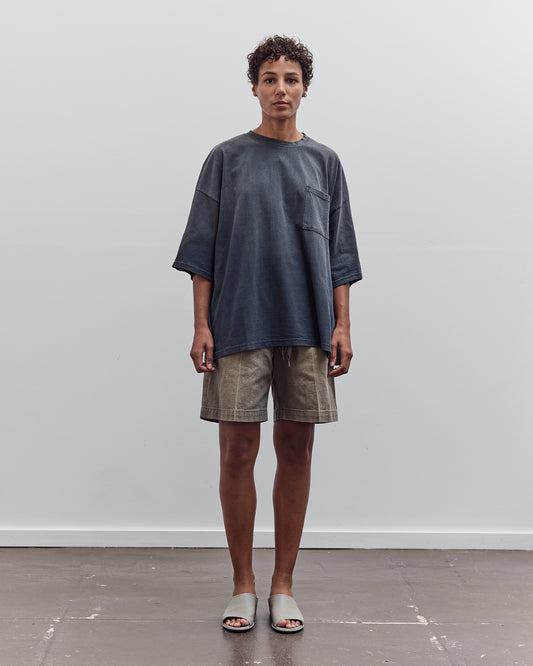Jersey 2Tones Big Pocket T (Bone), Black X Khaki