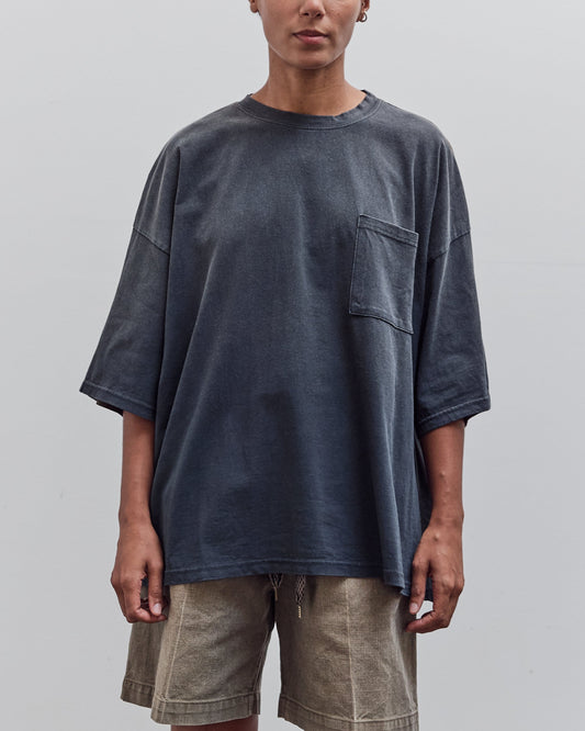 Jersey 2Tones Big Pocket T (Bone), Black X Khaki