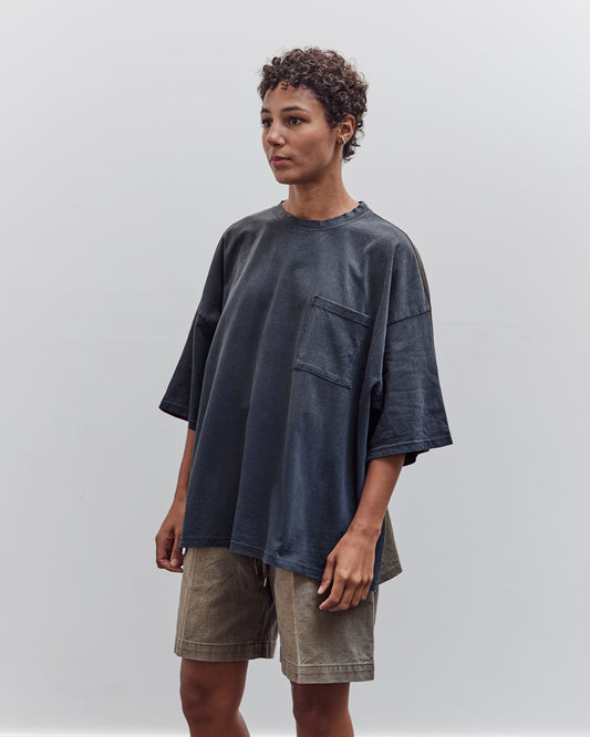 Jersey 2Tones Big Pocket T (Bone), Black X Khaki