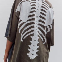 Jersey 2Tones Big Pocket T (Bone), Black X Khaki
