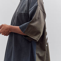 Jersey 2Tones Big Pocket T (Bone), Black X Khaki
