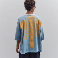 Jersey 2Tones Big Pocket T (Bone), Ecru X Sax