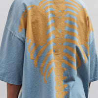 Jersey 2Tones Big Pocket T (Bone), Ecru X Sax