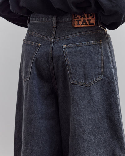 14Oz Black Denim 5P Jorts, Pro