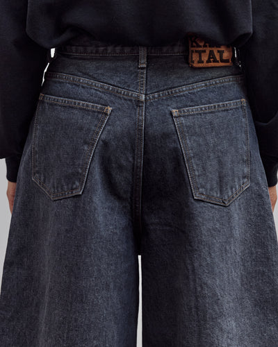 14Oz Black Denim 5P Jorts, Pro