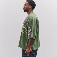 Kapital Jersey Huge-T (Denim Repair) Unisex, Green