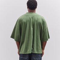 Kapital Jersey Huge-T (Denim Repair) Unisex, Green
