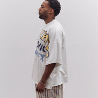 Kapital Jersey Huge-T (Denim Repair) Unisex, White