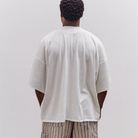 Kapital Jersey Huge-T (Denim Repair) Unisex, White