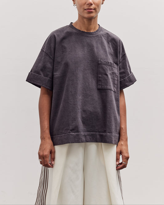 Dense Jersey Army Beach Packed T, Ink Black
