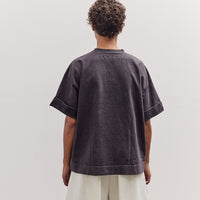 Dense Jersey Army Beach Packed T, Ink Black