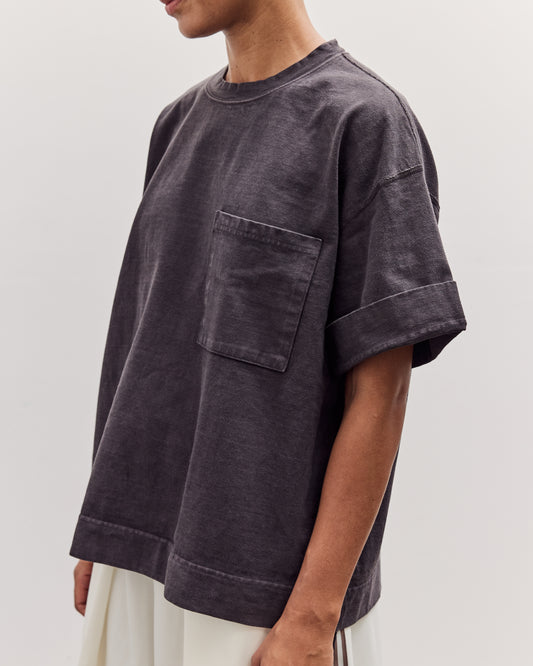 Dense Jersey Army Beach Packed T, Ink Black
