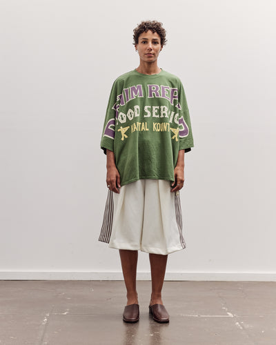 Jersey Huge-T (Denim Repair), Green