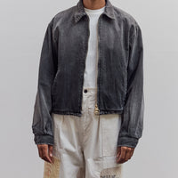 11.5Oz Blk X Blk Denim Hacksaw Drizzler Jacket, Pro